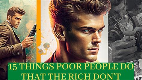 15 things poor people do that the rich don t youtube