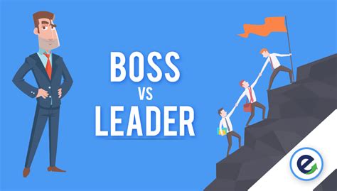 A major difference between bosses and leaders is that a boss will get things done by compulsion and by instilling fear, whereas a leader will get things done, by making an employee excited about the task. Difference Between a Boss and a Leader - The Rozee Blog