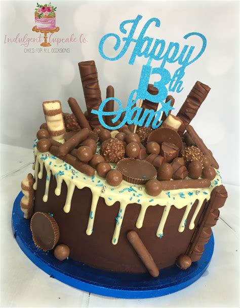 13th Birthday Drip Cake Drip Cakes Birthday Drip Cake Cake