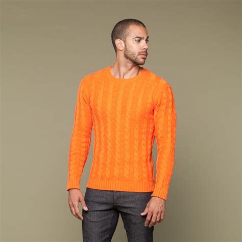 Alvin Knit Sweater Orange S Dbrand Touch Of Modern