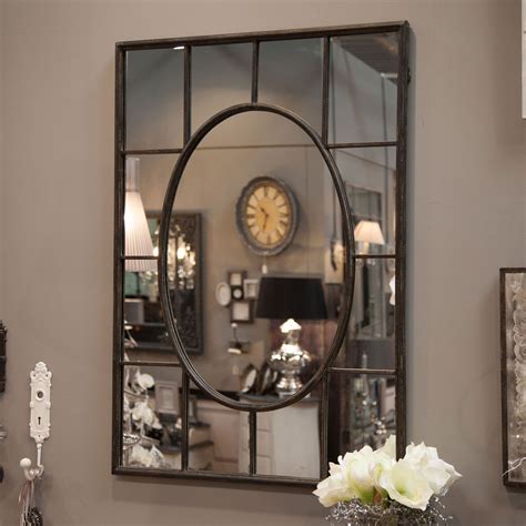 Cela va vous permettre de choisir un miroir à la bonne taille et, ainsi, gagner du temps dans vos recherches. Miroir en métal rectangulaire quadrillé Amadeus | Miroir ...