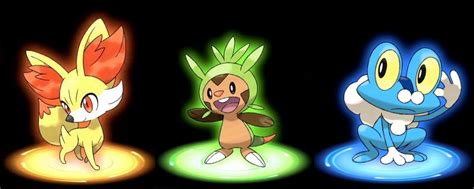 Image Fennekin Chespin Froakie Pokemon X And Y Starters Pokémon