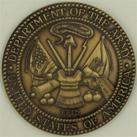 Chief Of Staff Of United States Army Transition Challenge Coin Rolyat