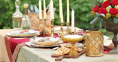 Arabian nights, moroccan theme party ideas and decorations: Moroccan Inspired Party Tablescape & Party Ideas ...