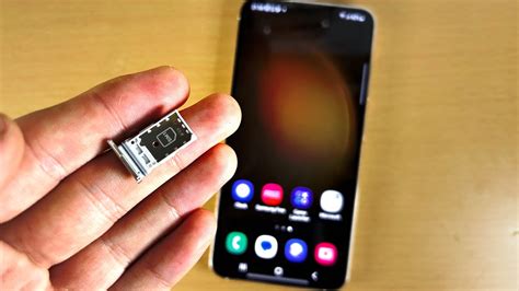 How To Insert Sim Card In Samsung Galaxy S23 Plus Dual Sim Slot Youtube