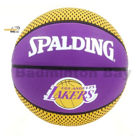 Genuine Spalding Nba La Los Angeles Lakers 24 Kobe Bryant Purple Black