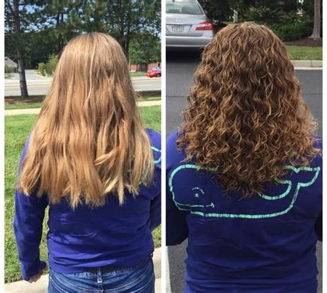 Spiral Perm Before And After Long Hair Perm Spiral Perm Perm On