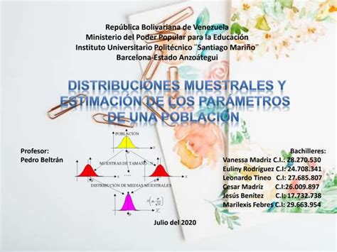 Distribuciones Muestrales Y EstimaciÓn De Los ParÁmetros De Una