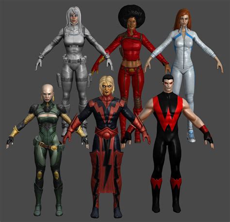 Npc Vu Pack Marvel Heroes Xnalara By Xelandis On Deviantart