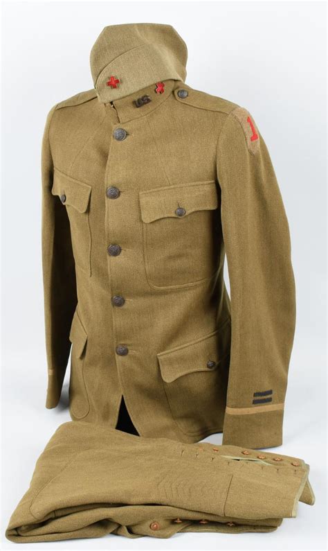 Sold Price Wwi American Red Cross Officer Uniform 1st Div January 6