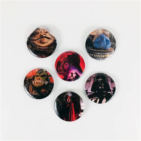 Vintage Star Wars Movie Pins Set 1983 Return Of The Jedi Etsy