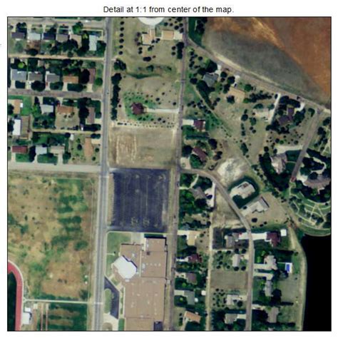 Aerial Photography Map Of Cimarron Ks Kansas