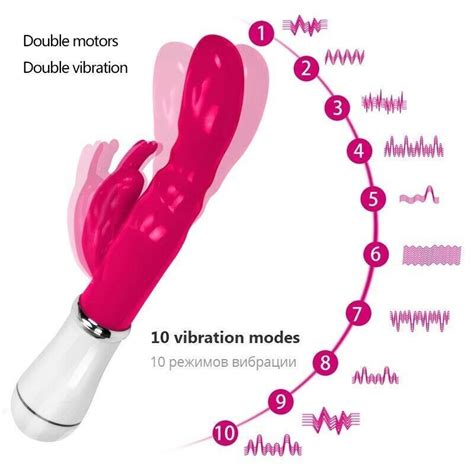 Multispeed Vibrator G Spot Dildo Sex Toys Rabbit Clit Anal Massager