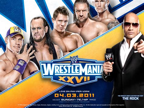 Wwe Wrestlemania 27 Updated Poster Superfights