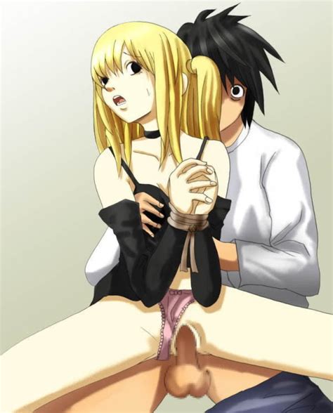 Rule 34 Artist Request Censored Death Note Female Human L Lawliet Male Misa Amane Straight