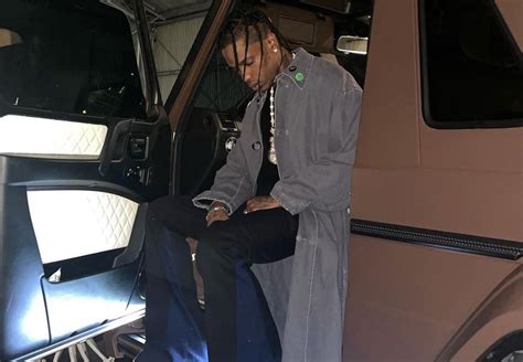 Spotted Travis Scott Rolls Up In Raf Simons Pause Online Mens