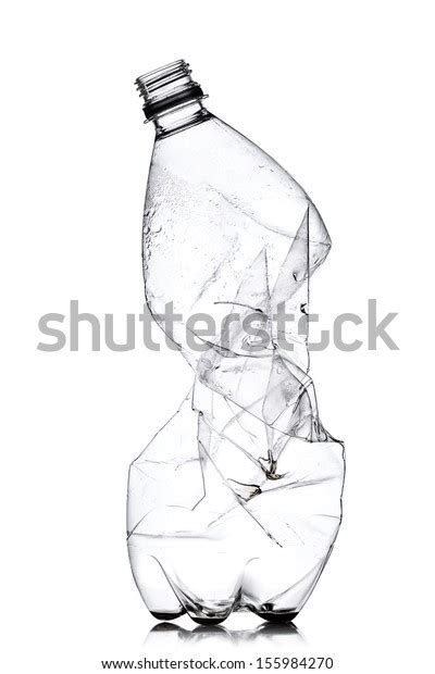 Smashed Empty Plastic Bottle Isolated On Stock Photo Shutterstock
