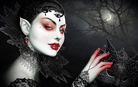 Fantasy Vampire Wallpaper Vampire Pictures Vampire Art Female Vampire