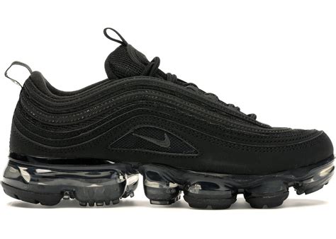 Nike Air Vapormax 97 Triple Black Gs Aq2657 001