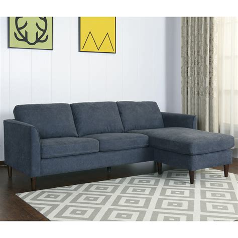 With a sofa and a little table with ware and an orchid, the top view. Bronx Corner Sofa