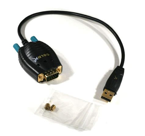 Usb To Db9 Male Serial Port Adapter Prolific Chipset 1ft Gxmu 1201 With