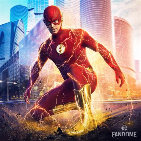 the flash unveils grant gustin s new super suit in season 8