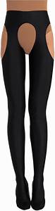 Amazon Com Msemis Women Crotchless Tights Compression