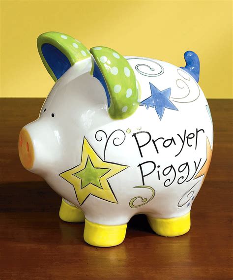 Prayer Piggy Bank And Card By Abbey Press Josephs Inspirational