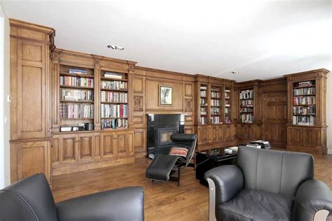 Georgian Style Oak Panelled Library Project 1185 Paneled Library