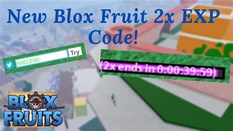 2x Exp Codes Blox Fruits Update 13 Blox Fruits Codes 2021 Codes Gambaran