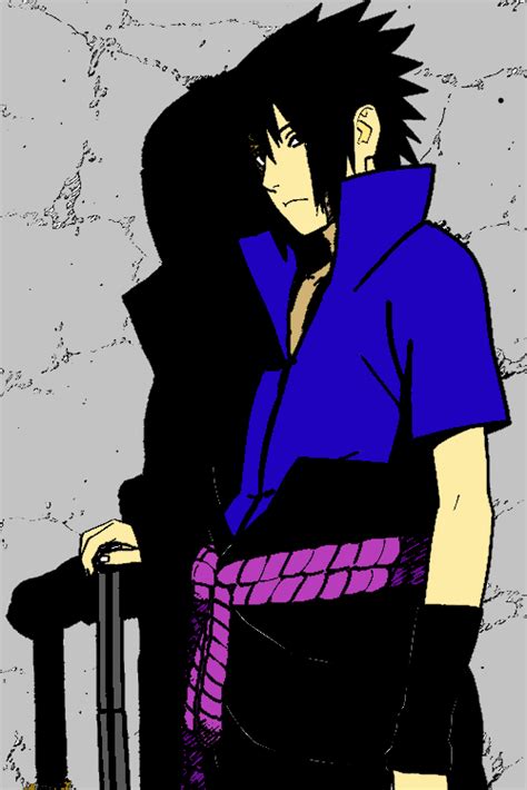 Sasuke Manga Color Click The Sasuke Uchiha From Naruto Coloring Pages