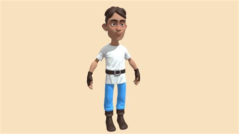 Simple Character Download Free 3d Model By Gabryelboer 9353f15