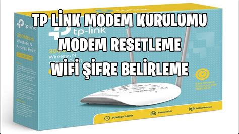 Tp Link Modem Kurulumu Nas L Yap L R T Rk Telekom T Rk Net
