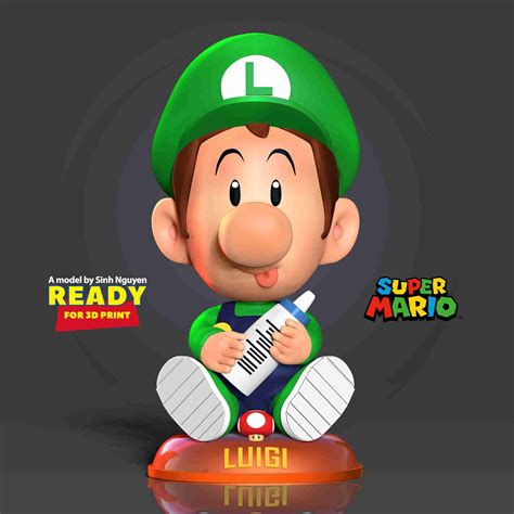 Baby Luigi 3d Models Download Creality Cloud