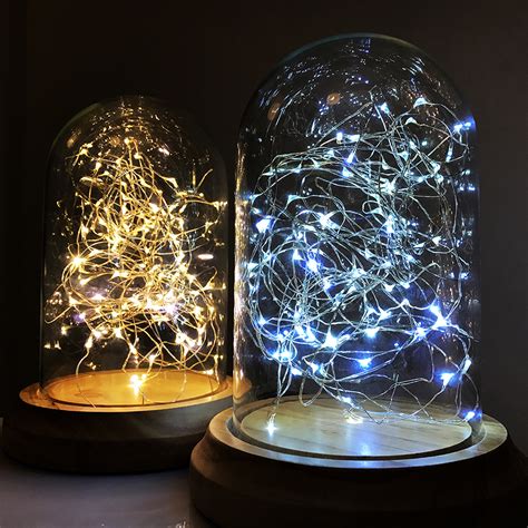 Vintage Table Lamp Galaxy Dome W Led Strips Bedside Starry Light