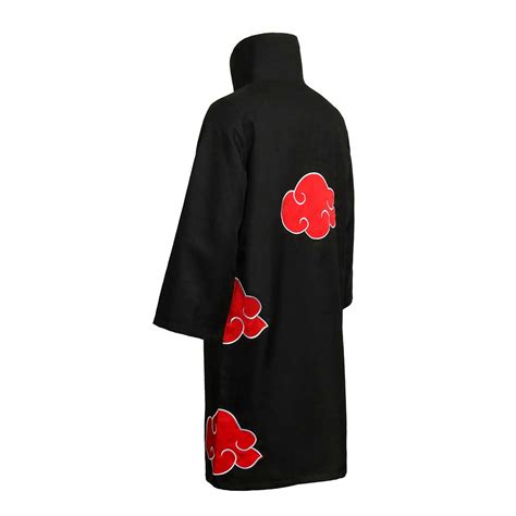 Naruto Uchiha Obito Black Hooded Cloak Hallween Cosplay Costume