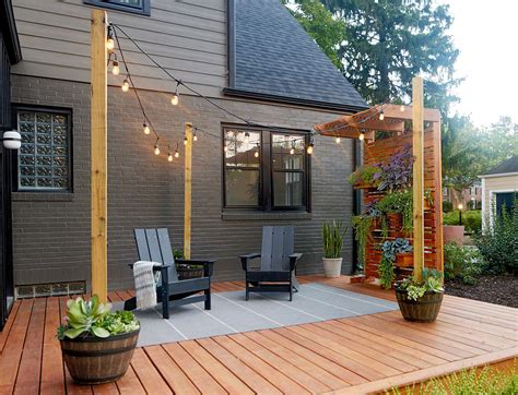How To Hang String Lights On Your Patio Or Deck
