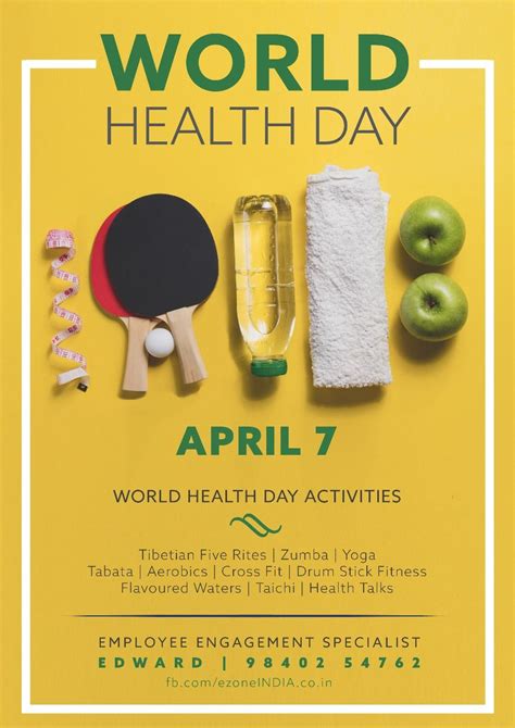 Pin By Pharmdsomayah On Festivals World Health Day Health Day