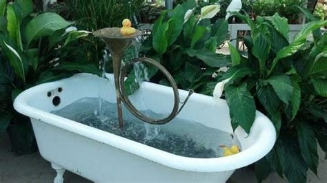 With a little effort, an old bathtub can be transformed, in an easy way, into a small garden pond! 20 Yard Landscaping Ideas to Reuse and Recycle Old ...