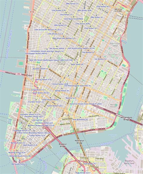 Nyc Subway Guide Subway Map Lines And Services Printable Map Of