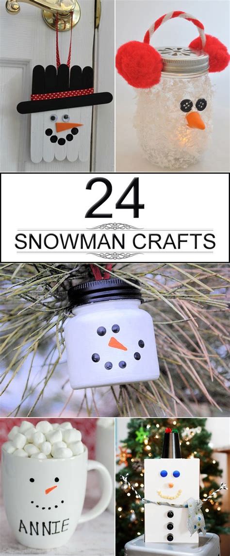 24 Creative And Fun Snowman Craft Ideas Winter Crafts For Kids