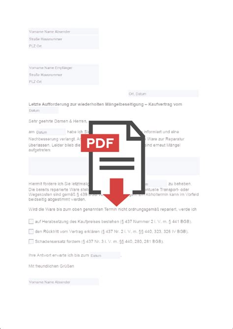 Aufforderung zur angebotsabgabe mit anschreiben. Rücktritt vom Kaufvertrag: Wann & wie geht's? Muster