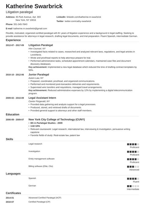 First time resume with no experience samples objective. Paralegal Resume With No Experience | TemplateDose.com