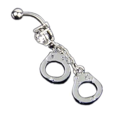 Amazon Com Navel Piercing Jewelry Navel Jewelry Handcuff Jewelry