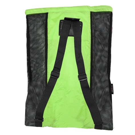 Engine Mesh Swimming Backpack Green Mesh Swim Gear Bag Au