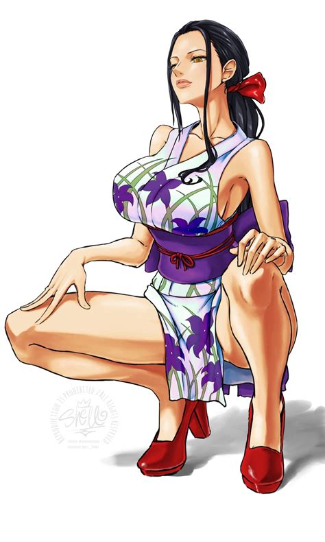 Sherumaru Korcht Nico Robin One Piece Absurdres Highres Girl Black Hair Breasts