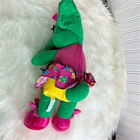 Playskool Baby Bop Dress Me Plush Stuffed Animal Toy Talk And Dress 1992