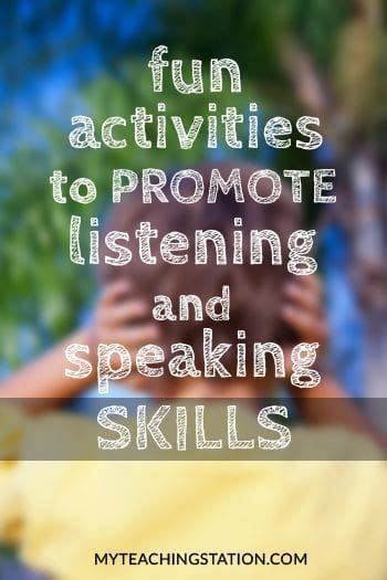 How To Promote Your Childs Listening And Speaking Skills With Fun