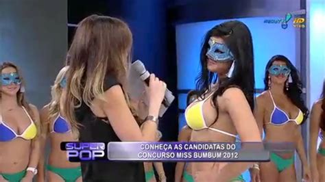 Camila Vernaglia Candidata Ao Miss Bumbum No Super Pop Youtube