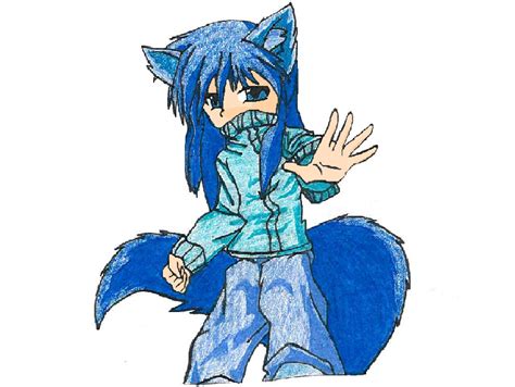 Gaia Avatar Blue Cat Girl By K3ri1 On Deviantart